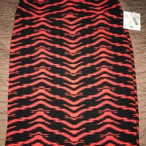LuLaRoe XL Cassie black and orange
